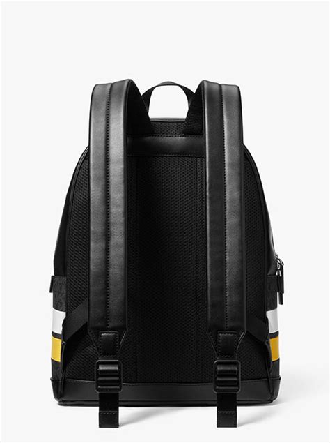 Rivington Striped Signature Logo Stripe Backpack 